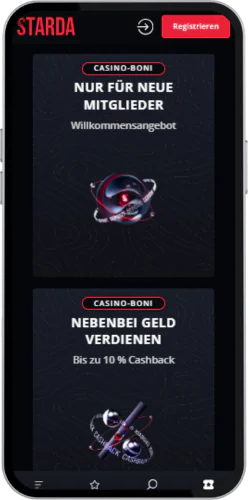 Starda Gehen Sie zum Abschnitt „Angebote“