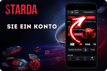 Starda So erstellen Sie ein Konto