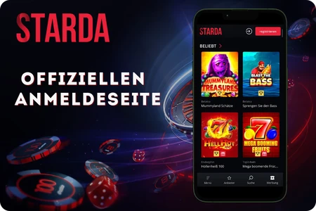 Starda offizielle Anmeldeseite
