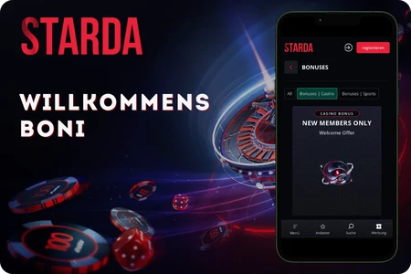 Starda Willkommensboni erhalten